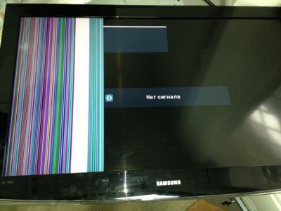 Le37b530p7w samsung негативное изображение